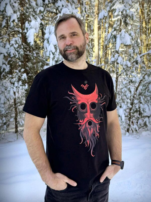 005 Kaukynes T shirt juodas