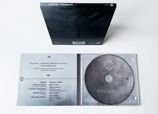 Andaja pavidalai cd digipak back