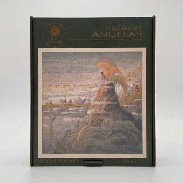 Delione angelas m.k.ciurlionis is medzio