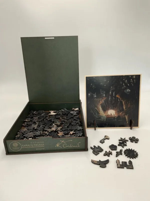 Delione karaliu pasaka m.k.ciurlionis is medzio