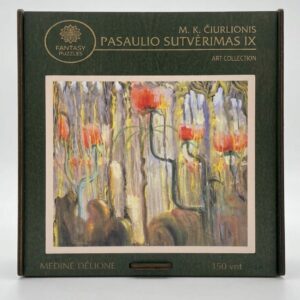 Delione pasaulio sutverimas m.k.ciurlionis is medzio