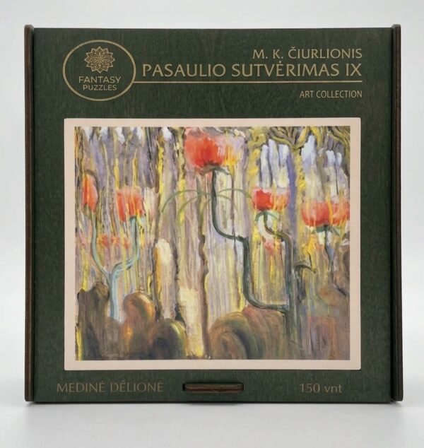 Delione pasaulio sutverimas m.k.ciurlionis is medzio